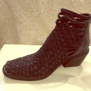 Jeffrey Campbell woven booties
